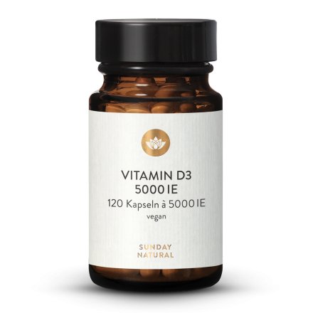 Vitamin D3 5.000IE Hochdosiert Vegan