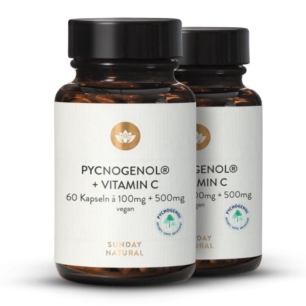 Pycnogenol® 100 + C Extrait d’écorce de pin