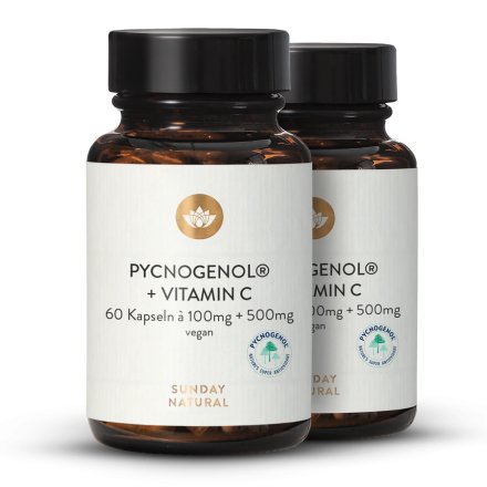 Pycnogenol® 100 + C Pine Bark Extract