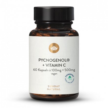 Pycnogenol® 100 + C Pine Bark Extract