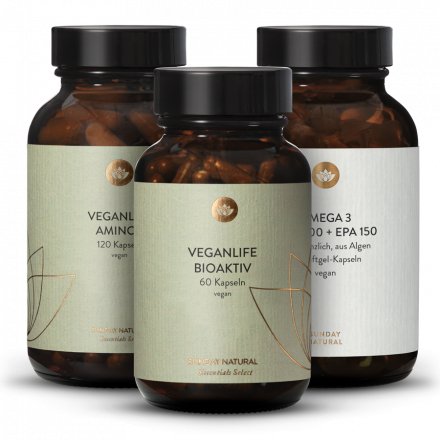 Veganlife Bioactive + Veganlife Amino+ + Omega 3 Complex