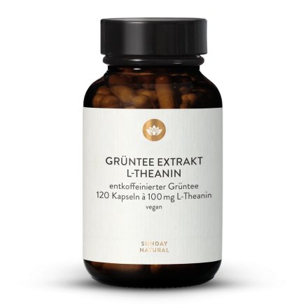 Grüntee Extrakt  L-Theanin 100 mg Kapseln