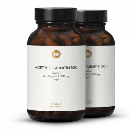 Acetyl-L-Carnitine 500mg Capsules