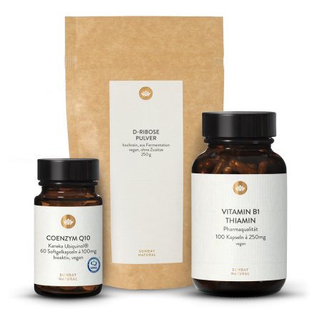 Coenzyme Q10 + B1 + D-Ribose