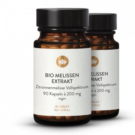 Organic Lemon Balm Extract Capsules