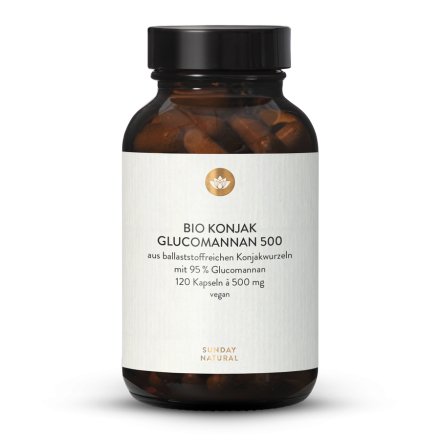 Glucomannane de konjac bio  500 mg par gélule