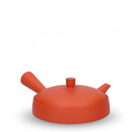 Kyusu Tokoname Jinshu Hira Red M
