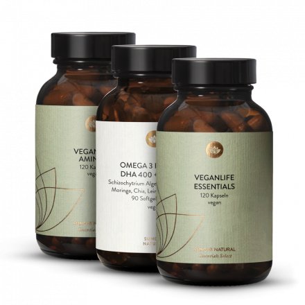 VeganLife Essentials + Amino+ + Omega-3 Set
