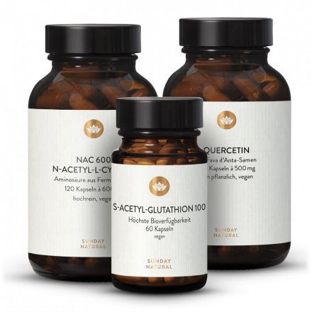 NAC + Glutathione + Quercetin