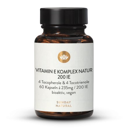 Complexe de vitamine E naturelle 200 UI