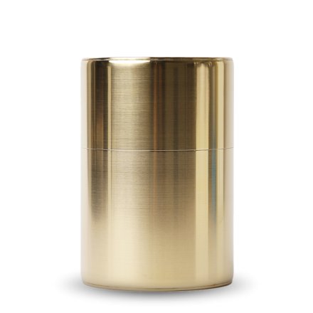 Teedose Kaikado Messing Beweglicher Innendeckel 200g