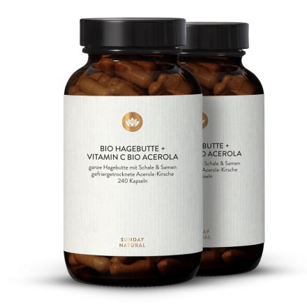 Organic Rosehip + Vitamin C from Organic Acerola
