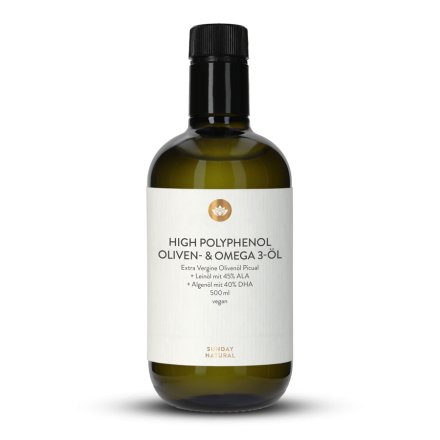 High Polyphenol Oliven- & Omega 3-Öl vegan