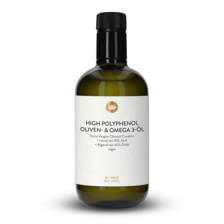 High Polyphenol Oliven- & Omega 3-Öl vegan