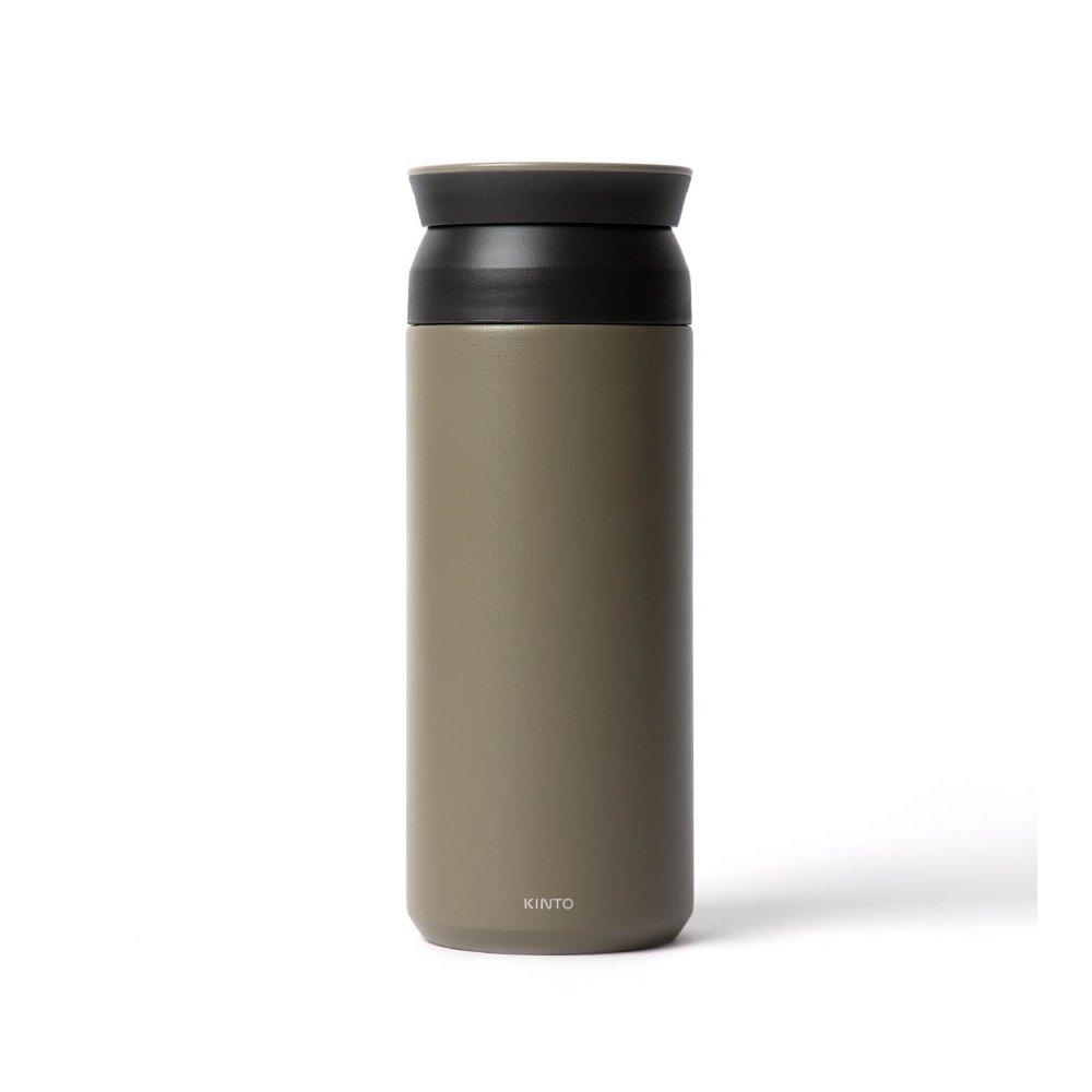 Kinto Travel Tumbler Thermos, stainless steel, khaki, 500ml Sunday