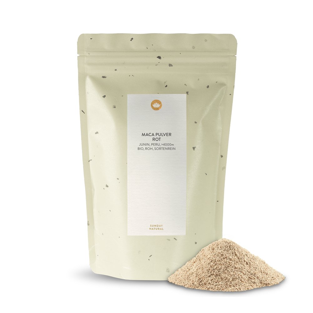 rotes maca pulver bio kaufen superfood spezialist sunday natural