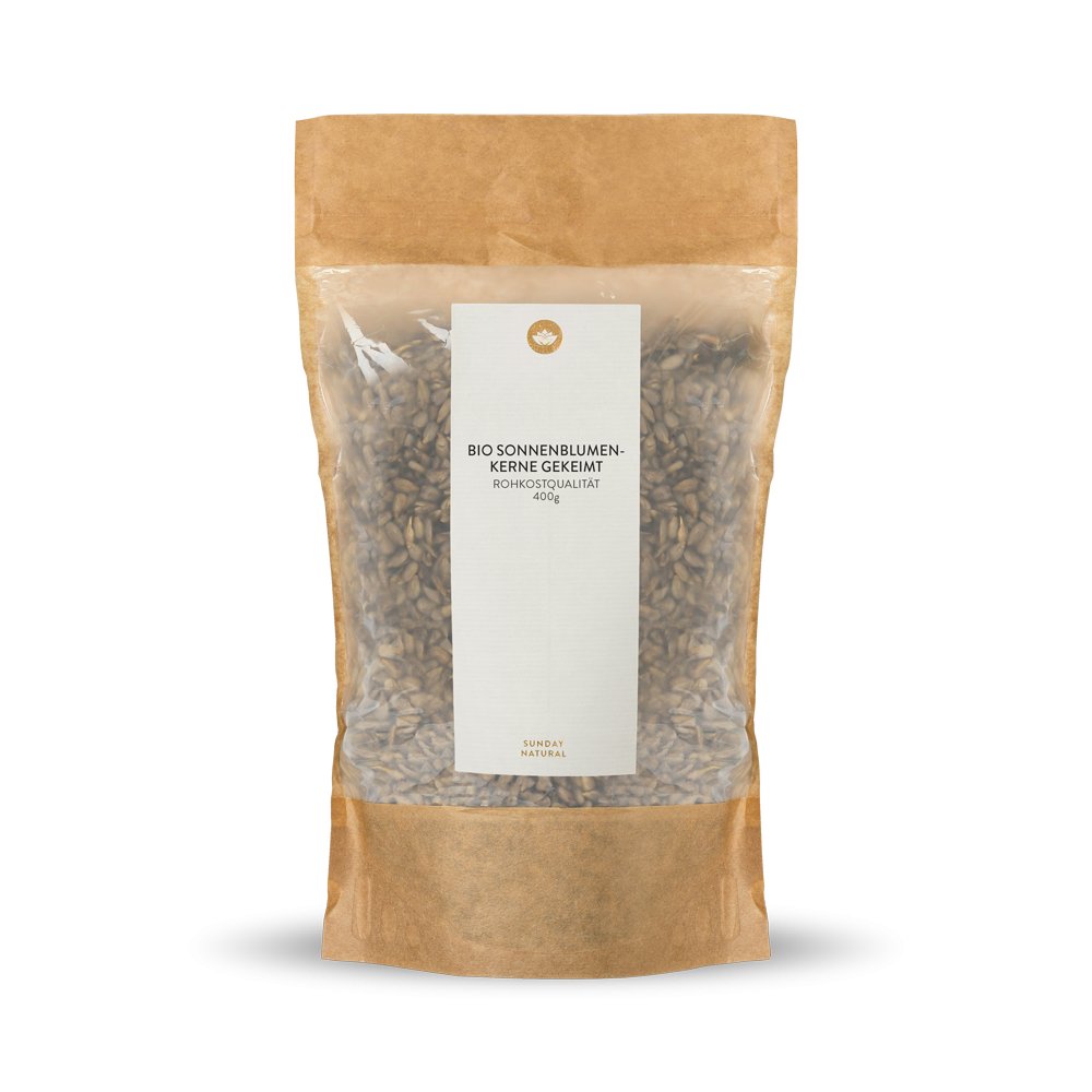 Gekeimte Sonnenblumenkerne Bio Rohkost Glutenfrei Spitzenqualitat Eu Sunday Natural Sunday Natural