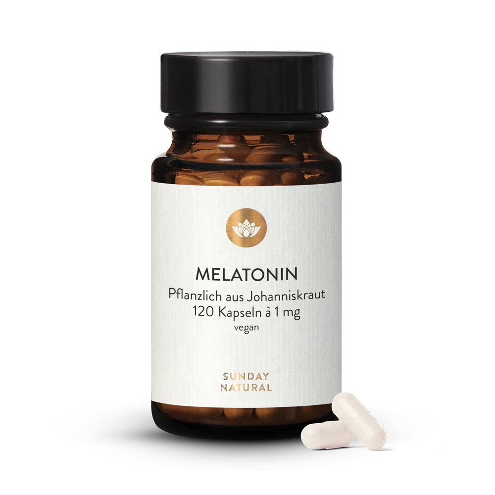 Melatonin Capsules highdose, 100 plantbased, 120 capsules Sunday