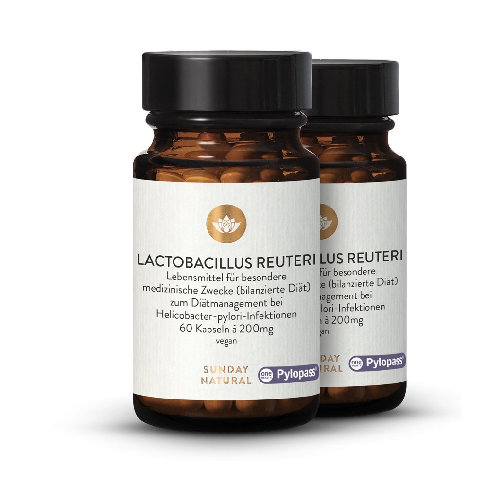 Lactobacillus reuteri Pylopass 200mg 2x60 Kapseln