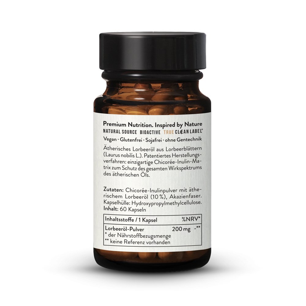 Bay Leaf Oil. Vegan. 60 Capsules Sunday Natural