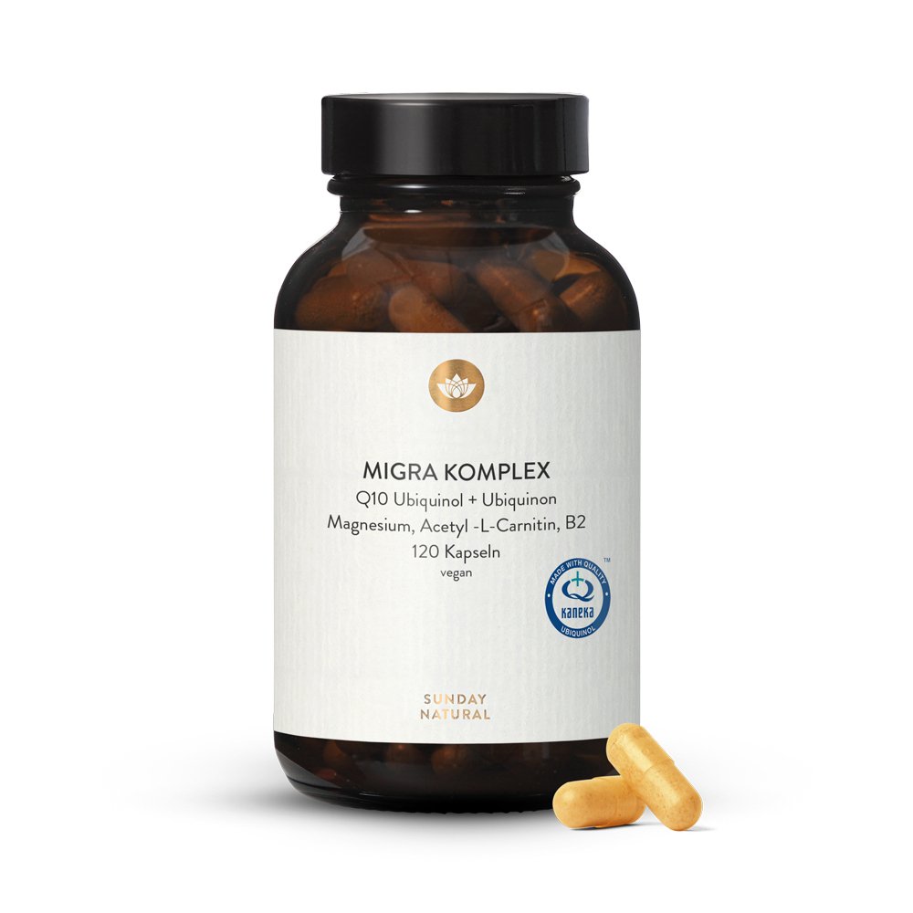 Migra Energy Komplex Magnesium B2 Q10 ActeylLCarnitin 120 Kapseln