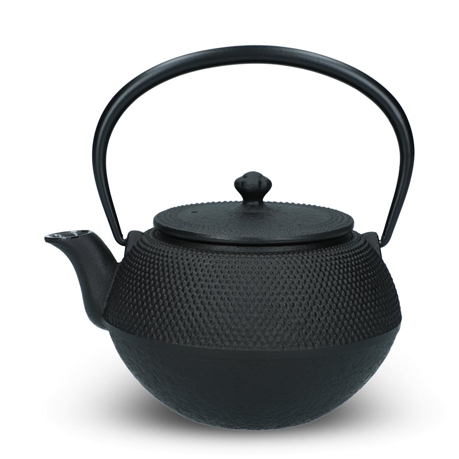 Japanese cast iron teapot, TetsuKyusu, Oigen Mangetsu Arare Sunday