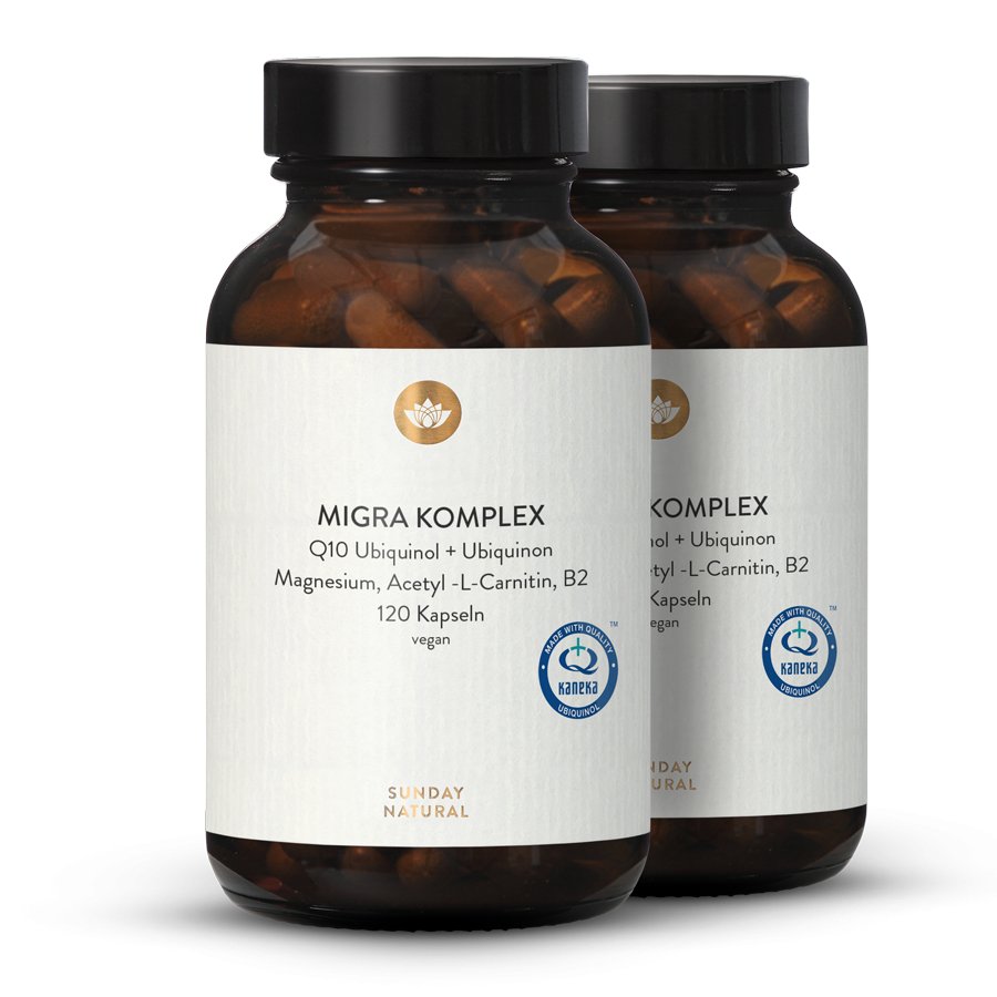 Migra Energy Komplex Magnesium B2 Q10 ActeylLCarnitin 2x120 Kapseln