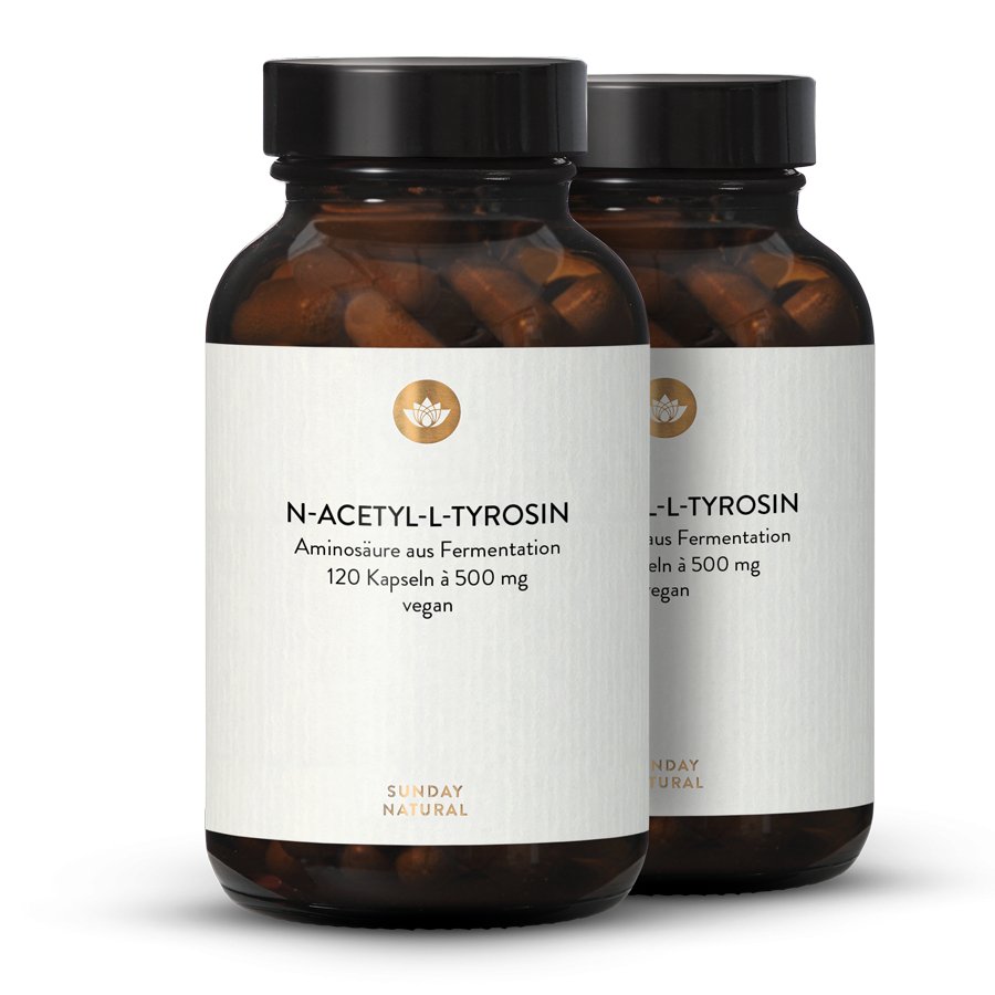 N-Acetyl-L-Tyrosin 500mg vegane Aminosäure 2x120 Kapseln