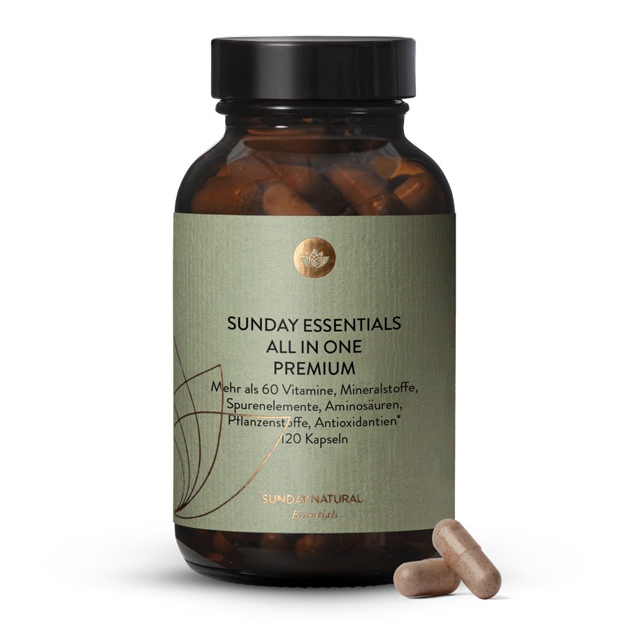Multivitamin All in One Premium vegan 120 Kapseln Sunday Natural