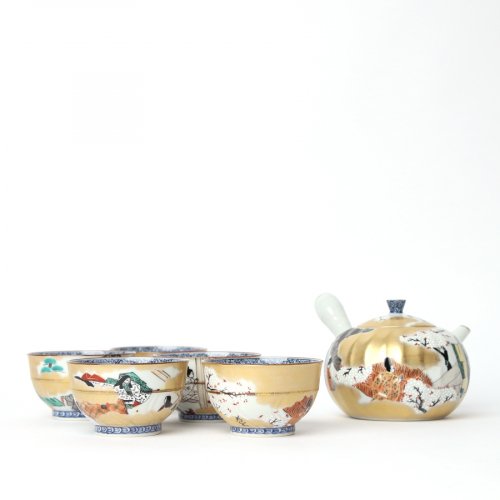 Kiyomizu Kyusu Genji Monogatari Tee Set