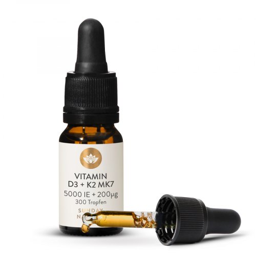Vitamin D3 + K2 MK7 5,000 IU + 200µg All-Trans 300 Drops