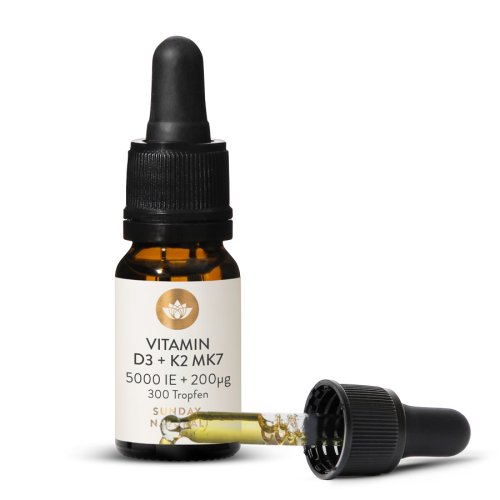 Vitamine D3 5000 UI + K2 Mk7 200 µg végétarien