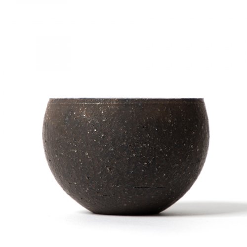 Black Round Cup by Takashi Endoh