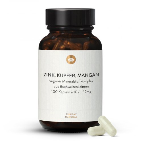 Zinc, Copper, Manganese Capsules