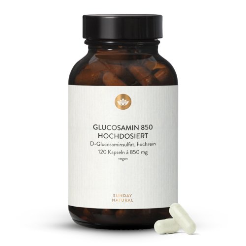 Glucosamine 850 mg, dosage élevé