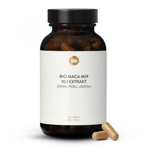 Mixed Maca Capsules Organic 10:1 Extract