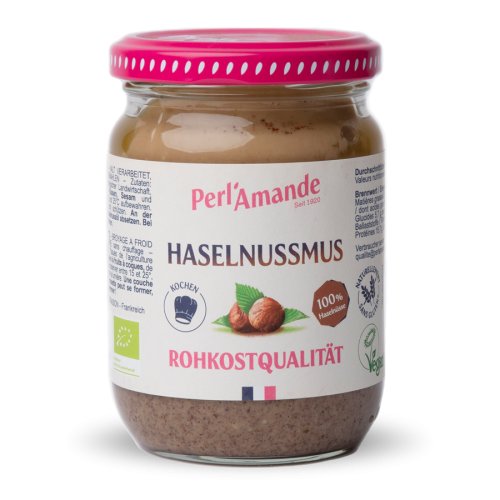 Organic Hazelnut Butter Perl'Amande Raw