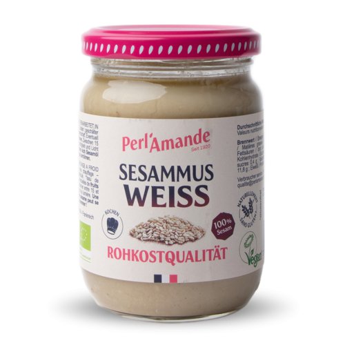 Organic Tahini Sesame Butter Perl'Amande White, Raw