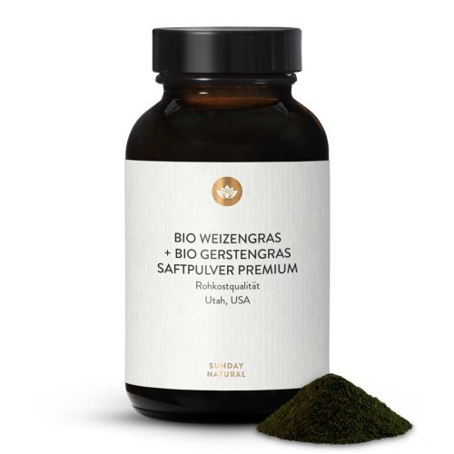 Bio Weizengras + Gerstengras Mix Saftpulver