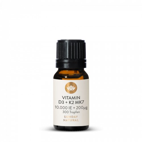 Vitamin D3 + K2 MK7 10,000 IU + 200µg All-Trans 300 Drops