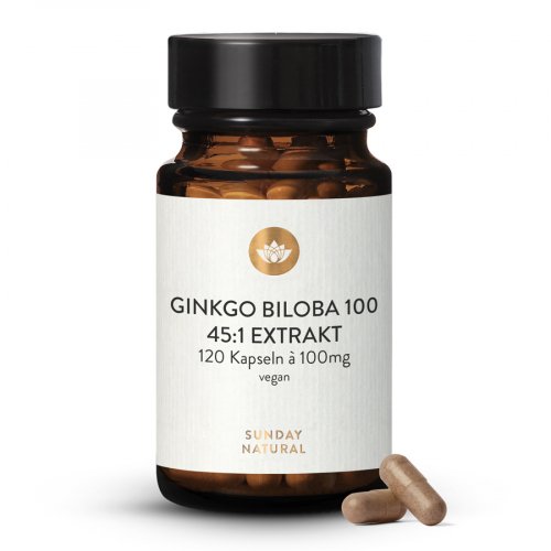 Ginkgo Biloba 100mg 45:1 Extract
