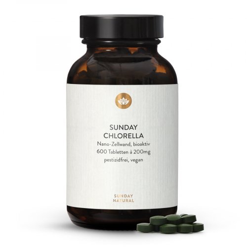 Premium Chlorella Alge ultrarein vegan ohne Zusätze 600 x 200mg