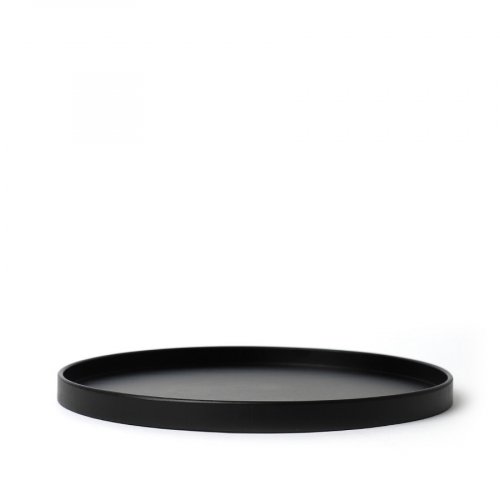 WOODEN JAPANESE TEA TRAY MOKUDE (BLACK), LARGE