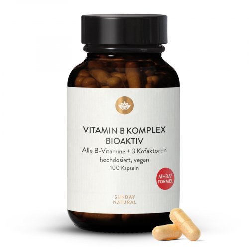 Complexe de Vitamines B Bioactif  Dosage Élevé avec Cofacteurs