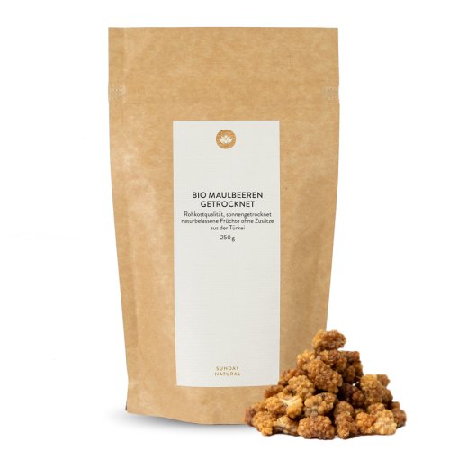 Organic White Mulberries Dried