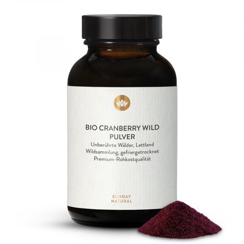 Bio Cranberry Wild Pulver