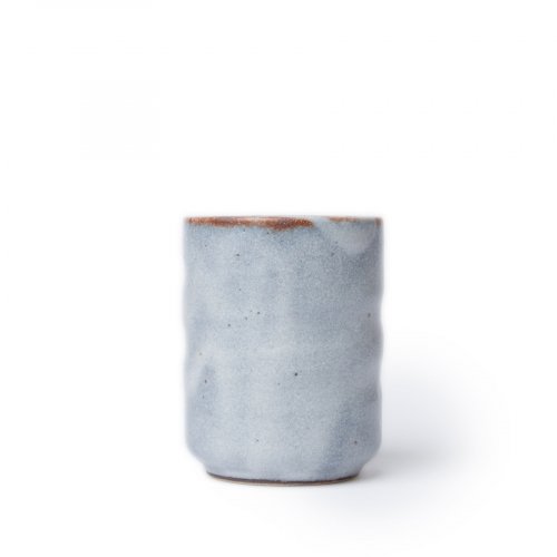 Japanese Clay Teacup Shino Naga
