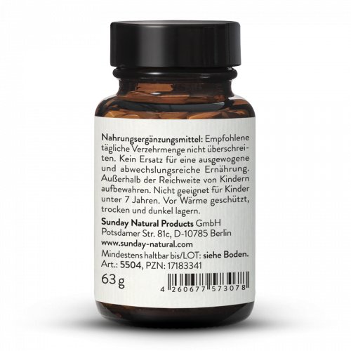 Vitamin D3 20000 IE x 180 Tabletten. Hochrein, bioaktiv Sunday Natural