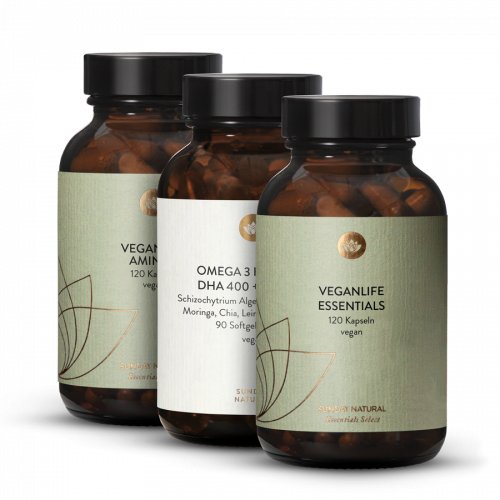 Veganlife Essentials + Amino+ + Omega 3 Set