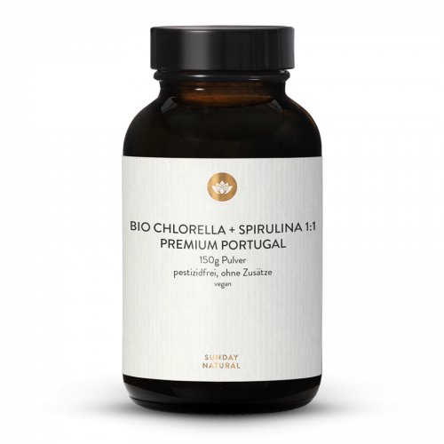 Chlorella + Spirulina Pulver